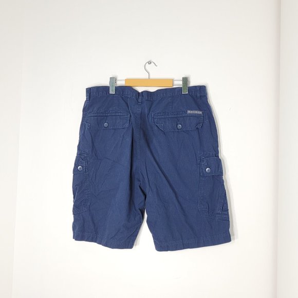 Calvin Klein Jeans Men's Navy Cotton Chino Bermuda Cargo Shorts With Pockets 38 - Picture 7 of 13